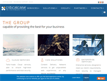 Tablet Screenshot of criticalcase.com